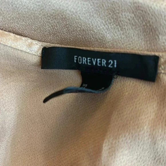 Forever 21 Peach One Shoulder Blouse - Picture 3 of 3